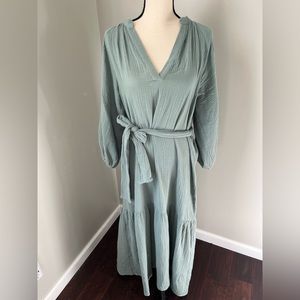 Sage Green maxi dress